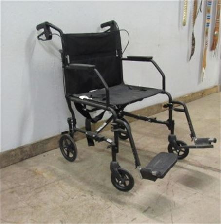 Senior Assist Wheeled Chair w/ Hand Brakes