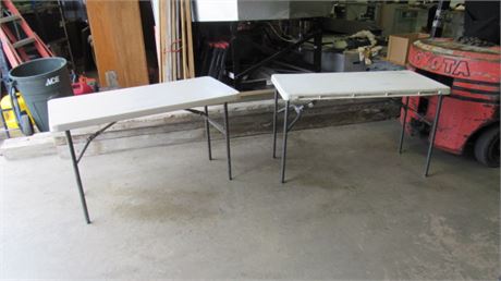 Two Folding Banquet Tables - 24x48