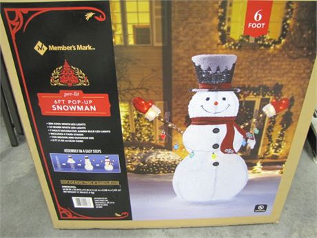 Snowman in Box...New (711 Blackhawk St. Billings)