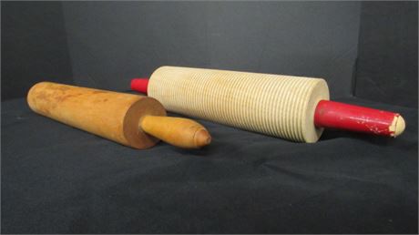 Lefse Rolling Pin and a Vintage Rolling Pin