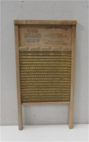 Antique Brass King Wash Board