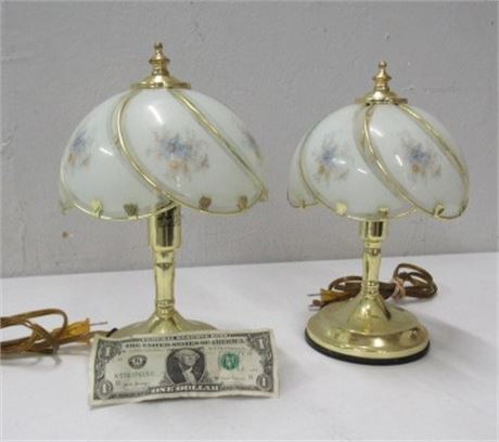 Pair of Lamps - 11" Height
