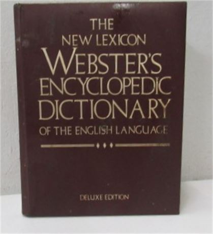 Collectible Webster Encyclopedic Dictionary