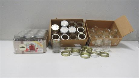 Assorted Canning Jars