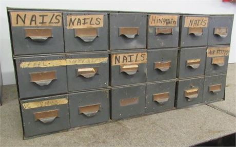 18 Drawer Workshop File Cabinet #2