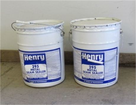 2 Pails Henry 295 Metal Seam Sealer