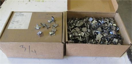 2 Boxes of 3/4" Stamping Wing Seals, Stainless Steal