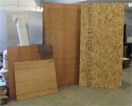 2pcs. 4' x 8' & 2 Smaller Sheet goods