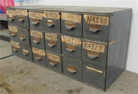 18 Drawer Workshop File Cabinet