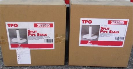 2" TPO Split Pipe Seals (2 Boxes of 8)