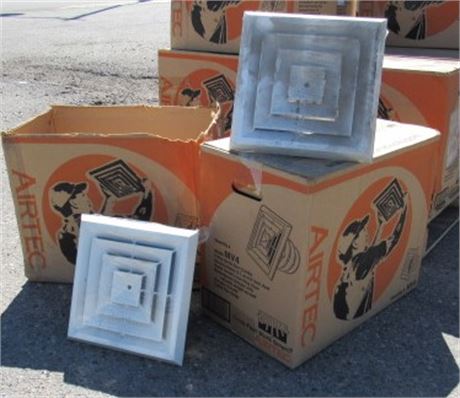 Airtec Hvac Cooling Vents, 2 Boxes-4per Box