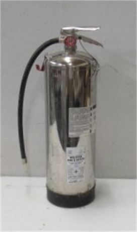 Amerex Stainless Steel Water Fire Extinguisher
