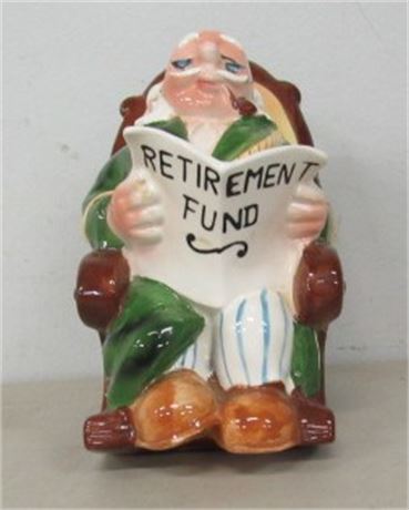 Collectible Lefton Retirement Piggy Bank