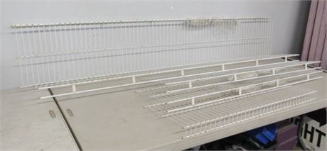 Wire Wall Shelving with Hardware...23 linear ft.x 12"