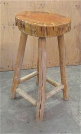 Nice Log Bar Stool... 30"