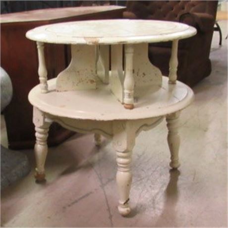 Vintage Two Tier Accent Table