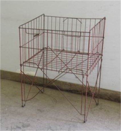 Vintage Nabisco wire Rack Made by United Steel..15"x22"x31"