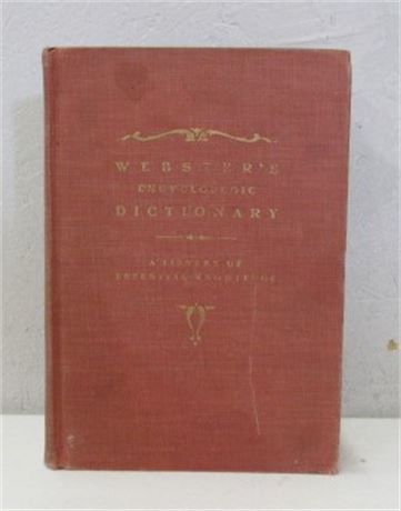1941 Websters Columbia Encyclopedic Dictionary