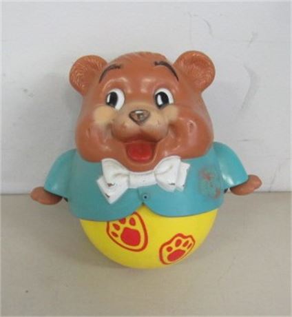 Collectible Fisher Price Rolling  Bear