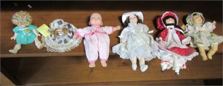 6 Collectible Dolls