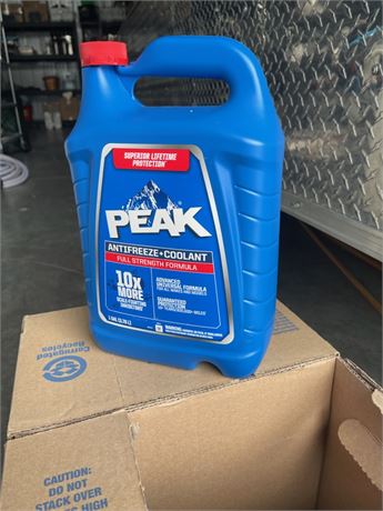 5 Bottles Peak Anti-Freeze Coolant (711 Blackhawk St. Billings)