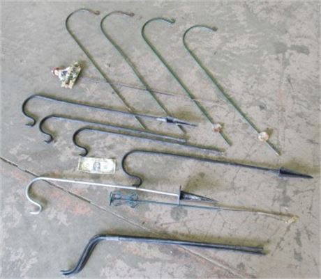 Assorted Short Metal Plant Hangers