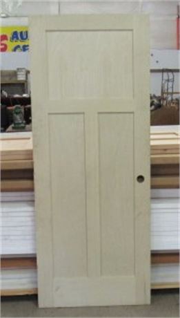 Shaker Style Unfinished Wood Core Door, RH, 32"