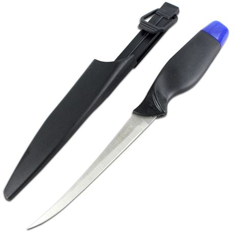 Fish Fillet Knife...New...Blue Top