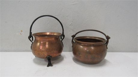 Antique Copper Pots