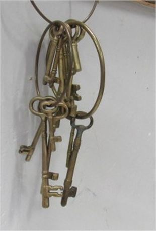 Antique Brass Keys