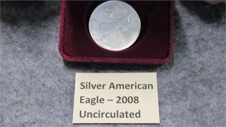 2008 Uncirculated Silver Eagle