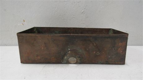 Vintage Rectangular Copper Container