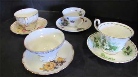 Vintage Tea Cups & Saucers