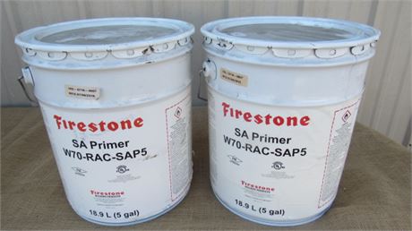 2 Pails of Firestone Roofing Primer