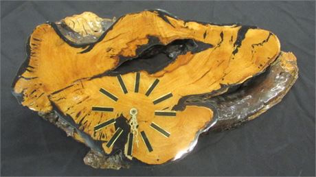 Burl Wood Clock