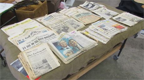 Vintage Historical Newspapers