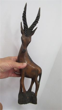 Carved Impala from Africa