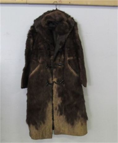 Circa 1865 Antique Horsehair Coat & Hat Passed Down Through the Johnston Family