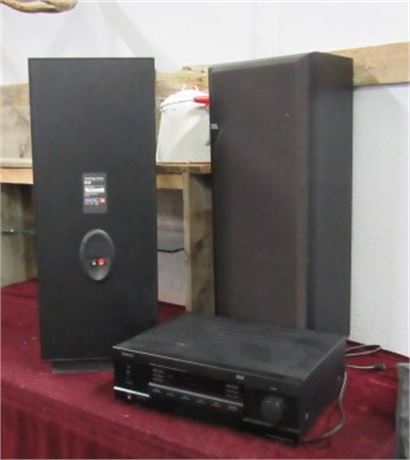 Sherwood Model Rx-4109 Stereo &  JBL Speaker System