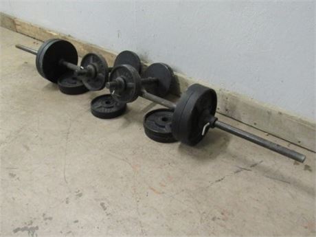 Barbell & Weight Set