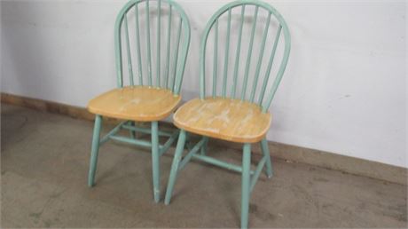 Pair of Farmhouse Style Chairs