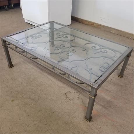 Nice Ornate Heavy Steel Custom Coffee Table