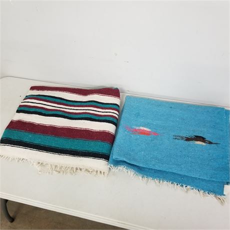 Pair of Native American Style Blankets