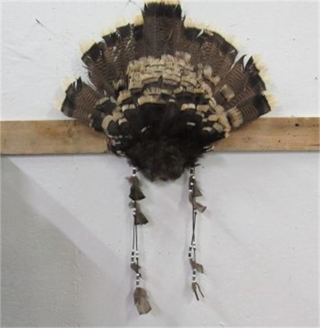 24" Turkey Feathers Wall Mount