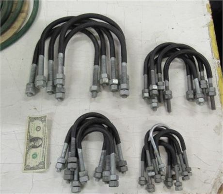 Assorted Size Steel Pipe Clamps...3"-7"