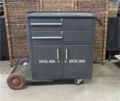 Rolling Welders Work Cart...40"x14"x32"