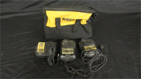 Dewalt Battery Chargers & Bag