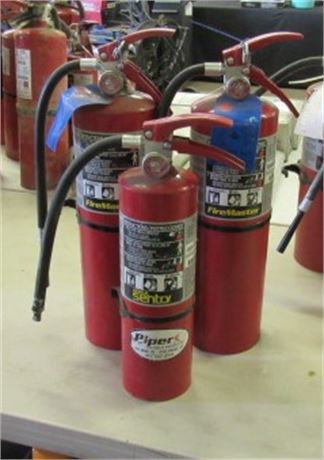 3 Fire Extinguishers w/ Charge #3