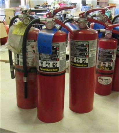 3 Fire Extinguishers w/ Charge #4