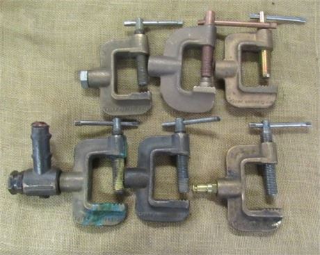 Brass Ground C-Clamps